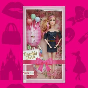 KSF çocuk rol yapma prenses bebek 11-Inch 9-Joint ABS plastik balon kız oyuncak seti Unisex yaş 5 + için taklit - Product Image 5