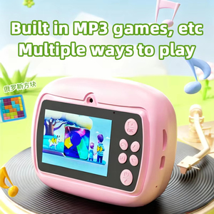 Jumon High Quality Anti Fall Material CMOS Sensor Full HD Kids Instant Printing <b>Camera</b> with Rotating LCD Screen MicroSD 32G - Product Image 4