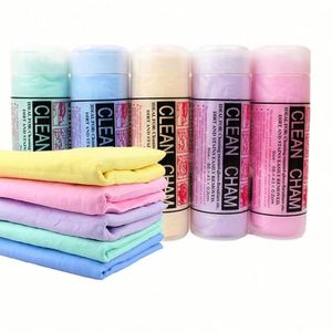 ผ้าขนหนูพลาสติกพกพาสะดวกสำหรับสัตว์เลี้ยง ซึมซับน้ำได้ดีเยี่ยม พิมพ์ลายด้วยเทคนิคการถ่ายโอนความร้อน เนื้อนุ่มคล้ายหนังชามัวร์ PVA สำหรับสุนัข - Product Image 1