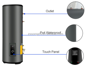 Calentador de Agua con Almacenamiento de 100L/200L/300L/500L, Uso Interior/Exterior, Acero Inoxidable, Eficiencia Energética Clase A, para Baño Doméstico - Product Image 5