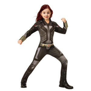 <span class=keywords><strong>Costume</strong></span> d'Halloween pour enfants XJ, cosplay de la <span class=keywords><strong>Black</strong></span> <span class=keywords><strong>Widow</strong></span>, <span class=keywords><strong>costume</strong></span> de Spiderman, combinaison de performance pour filles, matière polyester - Product Image 3