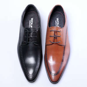 Nouvelles Chaussures Habillées à Lacets pour Hommes Printemps 2026 - Chaussures en Cuir Tendance à Bout Pointu pour Tenues Professionnelles - Product Image 4