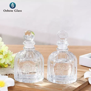 Bán buôn chai tinh dầu/nước hoa thủy tinh tròn cổ điển 50ml 100ml có nắp và hộp - Product Image 6