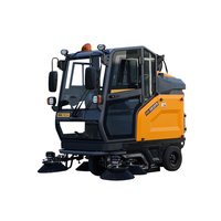 MINGNUO MN-E810FB Balayeuse électrique autoportée 48V avec roues, collecteur de débris grande capacité, conception modulaire, 3000W 200Ah