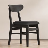 Table à manger de luxe moderne et chaise en bois massif avec dossier, mobilier de balcon simple pour la maison, le salon ou le séjour