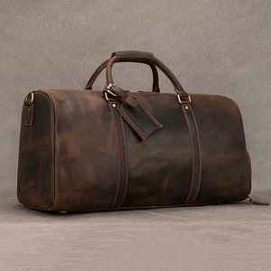 Sacs de voyage en cuir véritable légers et imperméables de style nouveau, couleurs personnalisées, luxe, grande capacité, design portable pour hommes - Product Image 3