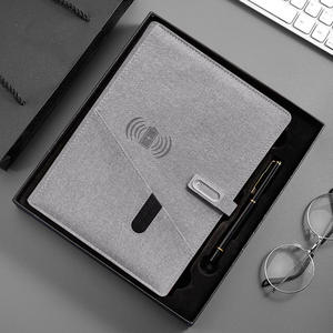 Innovation Business Gift A5 ordinateurs portables chargeur sans fil Agenda Power Bank 8000 mAh journal intelligent avec Flash USB - Product Image 4