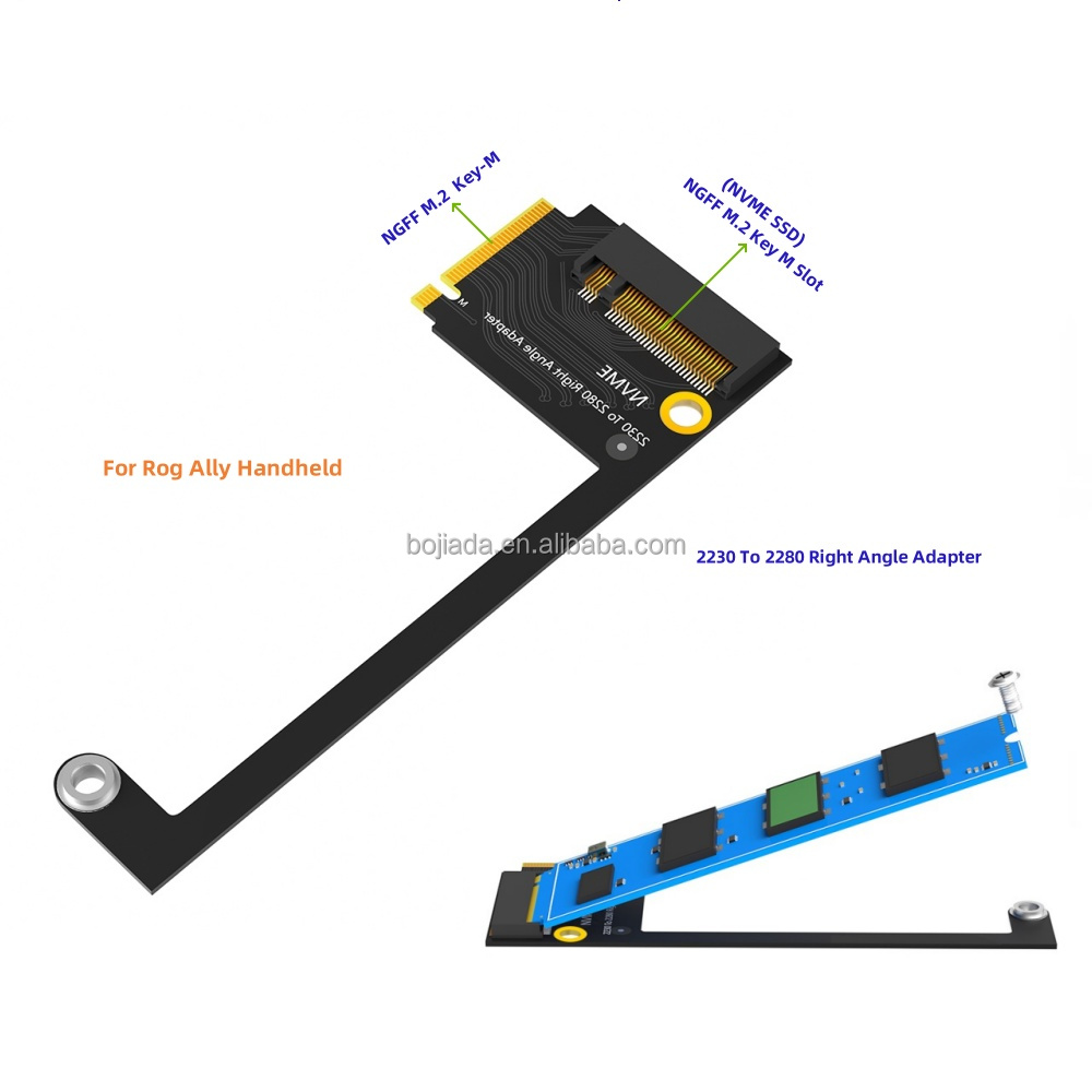 Adattatore SSD M2 PCIE 4.0 Per ROG Ally - Angolo 90 Gradi, Upgrade Spazio Di Archiviazione - Foto 2
