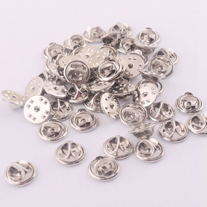 Màu bạc đồng thau bướm ly hợp <span class=keywords><strong>Clasp</strong></span> Pin lưng cho huy hiệu ve áo - Product Image 3