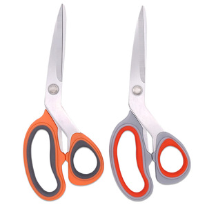 Stainless Steel Tailor <b>Scissors</b> Orange Color Straight Head Home <b>Sewing</b> <b>Scissors</b> Household Use - Product Image 4