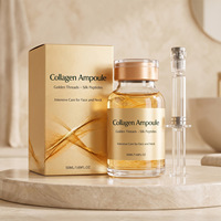 Ampoule de collagène hydratante et nourrissante de haute qualité, fils d'or, peptides de soie