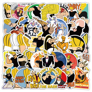 50 Pegatinas Divertidas de la Serie Animada de los 90, Johnny <span class=keywords><strong>Bravo</strong></span> - Product Image 1