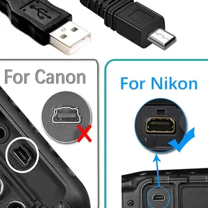 <span class=keywords><strong>UC</strong></span>-E6 Digitalkamera USB-Datenkabel <span class=keywords><strong>Mini</strong></span> 8-Pin für Nikon CoolPix Fuji Panasonic Olympus Sony 1M 1,5M - Product Image 5
