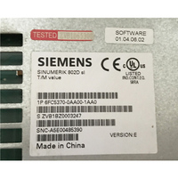 Panneau de commande d'origine Siemens SINUMERIK 802D 6FC5370-0AA00-1AA0 VERSION Interface d'opérateur Affichage