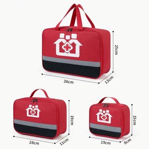 Trousse de premiers secours portable grande capacité en tissu Oxford pour extérieur, sac à herbes domestique, outils d'urgence pour étudiants, modèle Mairun 406 (USA) - Product Image 1