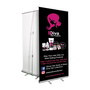 Volantes Verticales Personalizados para Negocios con Soporte Retráctil de Aluminio para Pancartas, Función Portátil para una Publicidad Efectiva - Product Image 3