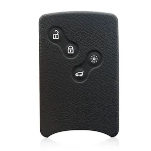 Coque <span class=keywords><strong>de</strong></span> protection en silicone noir anti-rayures pour clé <span class=keywords><strong>de</strong></span> <span class=keywords><strong>voiture</strong></span> Renault Clio, Captur, <span class=keywords><strong>Zoe</strong></span>, Laguna, Megane, Fluence, Scenic - Product Image 2
