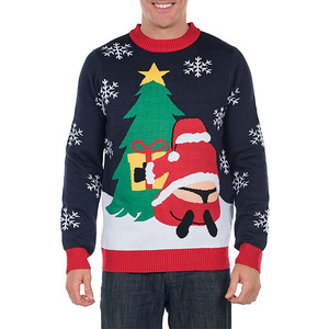 Family Clothes Custom Knitted Snowflakes <strong>Tops</strong> <strong>Ugly</strong> Merry Xmas Winter Knitted Christmas Sweaters - Product Image 2
