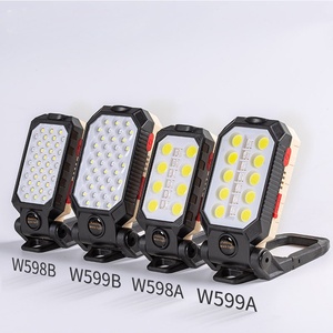 Usb Rechargeable Portable <b>Led</b> Flashlight Cob Work <b>Light</b> Adjustable Waterproof Design Built-In Battery WD- Cob Wo - Product Image 4