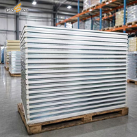 Panneau de salle blanche GLOSTAR léger en acier et aluminium nid d'abeille, revêtu de PE, avec bonne performance ignifuge pour les cloisons intérieures