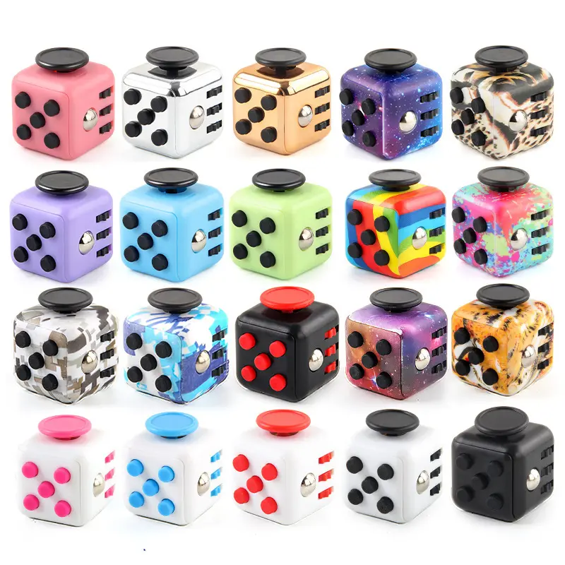 New Arrival Mini 6 Sides Magic Cube Puzzle Fidget Toys Anti Stress Spinner Cube Toy for kids