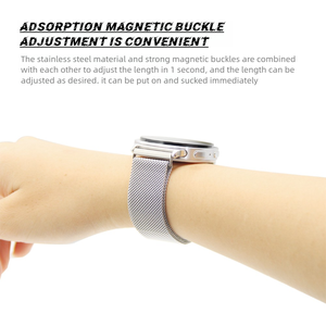 ساعة سامسونج غالاكسي ميلانيزي من الفولاذ المقاوم للصدأ 8 44 حزام/40 سوار رياضي ناعم صديق للبشرة سوار للرجال والنساء - Product Image 5