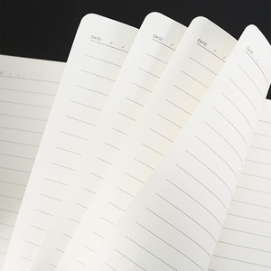 Carnet ligné <span class=keywords><strong>A5</strong></span>, journal professionnel, couleur unie, vert, <span class=keywords><strong>bloc</strong></span>-notes avec marque-page, bande élastique, papeterie de bureau - Product Image 4
