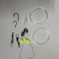 Accessoires de camping Outils de survie Hameçons de pêche Ligne de pêche Flotteur de poisson Appât Ensemble de pêche Kit d'équipement de survie