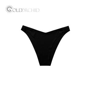 Ropa Interior Corta con Cierre Lateral, Sin Costuras, Suave, para Uso Diario, Tangas, Bragas Tejidas, Atractivas, de Cintura Baja, <span class=keywords><strong>Tipo</strong></span> <span class=keywords><strong>V</strong></span>, para Mujeres Adultas - Product Image 4