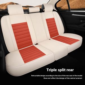 Housses de siège de voiture universelles en cuir, confortables, respirantes, résistantes aux rayures, pour Toyota - Product Image 6