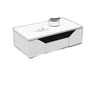 طاولة قهوة حديثة مخصصة قابلة للتحويل إلى أعلى مساحة تخزين من الأعلى مع أماكن متعددة الوظائف من Ottomans - Product Image 3