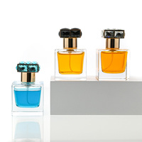 Best-seller - Flacon de parfum transparent avec logo personnalisé et boîte - 30 ml, 50 ml, 100 ml - Emballage de parfum de luxe