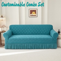 Housse de canapé, ensemble de housses de canapé 3 places, housse de canapé élastique, housse de canapé extensible, housse de canapé sur mesure, housse de canapé d'angle