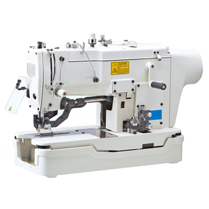 Nouvelle machine à coudre industrielle à boutonnières DSC-MJ781D avec pompe et moteur, haute vitesse, à bras, manuelle, pour usage en usine de fabrication - Product Image 1