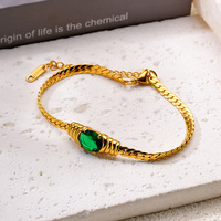 Bracelet tendance en acier inoxydable trempé, motif cœur complet, émeraude, coquillage et diamant, thème amour, pour le marché international