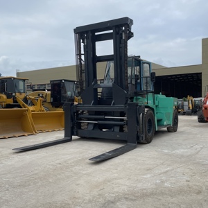 Chariot élévateur diesel d'occasion Mitsubishi FD300 30 tonnes d'origine japonaise, moteur 6D24-T, chariot élévateur robuste pour la manutention de conteneurs portuaires - Product Image 6