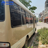 Mini-bus Hiace d'occasion, 29 places, diesel, fourgonnette de transport de passagers à vendre, boîte de vitesses manuelle, conduite à droite, nom du bus Coaster