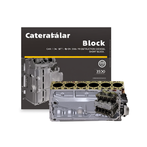 Bloque de motor Caterpillar 3512 3560 3516C 3520C, conjunto de cilindros para excavadora de construcción, diésel, remanufacturado, bloque corto - Product Image 1