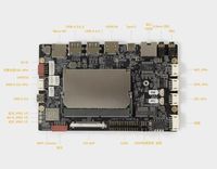RK3576 AI Computing Motherboard 6 TOPS NPU, CPU ARM de 8 núcleos, motor de Video 8K, entradas multicámara para NVR y robótica