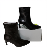 Stivali da Donna Personalizzati OEM/ODM - Impermeabili in Pelle PU, Punta Affusolata, Comodi Tacchi Alti, Stile Italiano per Autunno/Inverno/Primavera