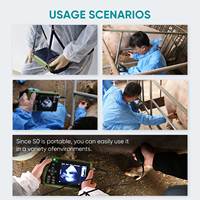 DAWEI mesin Ultrasound portabel hewan, pemindai Ultrasound Vet mekanik harga mesin Ultrasound
