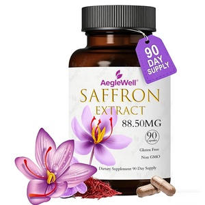 Capsules de Safran Aegelwell, capsules d'extrait de safran pour une bonne humeur, soutien du métabolisme, vitalité et amélioration de l'humeur pour les femmes et les hommes - Product Image 1