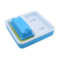Boîte à Gommes Mini en Plastique Compacte pour Rangement de Papeterie Scolaire et Domestique – Vente Directe Usine