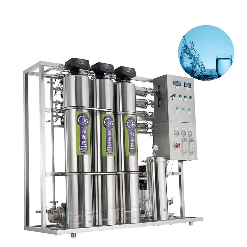 Água Potável Mineral Pura Sistema Osmose Reversa Filtros Purificadores Máquina Purificadora Estação Tratamento Água Purificação Ro