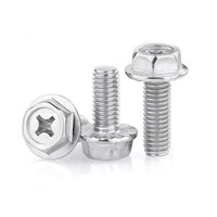 Offre Spéciale Acier Inoxydable SS304 SS316 Phillips Drive Hex Bride Boulon Croix Encastré Hex Bride Tête Boulon DIN6921
