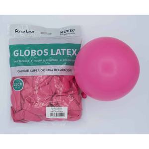 Party Love 50 <b>Pastel</b> Red R10 Latex Round Party Balloons 25cm for <b>Birthday</b> and Festive <b>Decorations</b> - Product Image 1