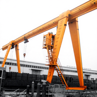 MH Type 10t 15t Capacité A3 Grue à portique à poutre unique de classe pour le matériel de levage