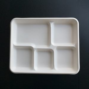 Customizable Eco-Friendly Biodegradable Plant Fibre Disposable <strong>Hospital</strong> Food <strong>Tray</strong> for Camping Direct from Factory - Product Image 6