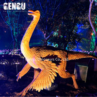 Statue en métal de modèle de parc de dinosaures animatroniques d'intérieur imperméable pour l'espace public de centre commercial ou l'utilisation d'aéroport