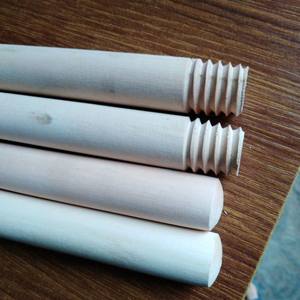 Palo De Madera <span class=keywords><strong>Venta</strong></span> caliente Diseño de flores Palo de escoba de madera Palo de fregona para cepillo de escoba de plástico y mango de fregona 100-150cm - Product Image 1